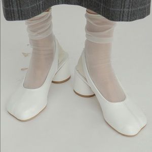 Stylenanda Cylinder Heel Slingback Shoes handmade